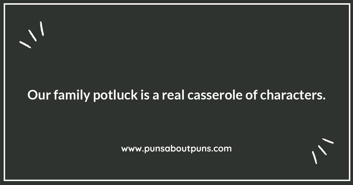 Family Reunion Puns: Food and Feast Related Funnies