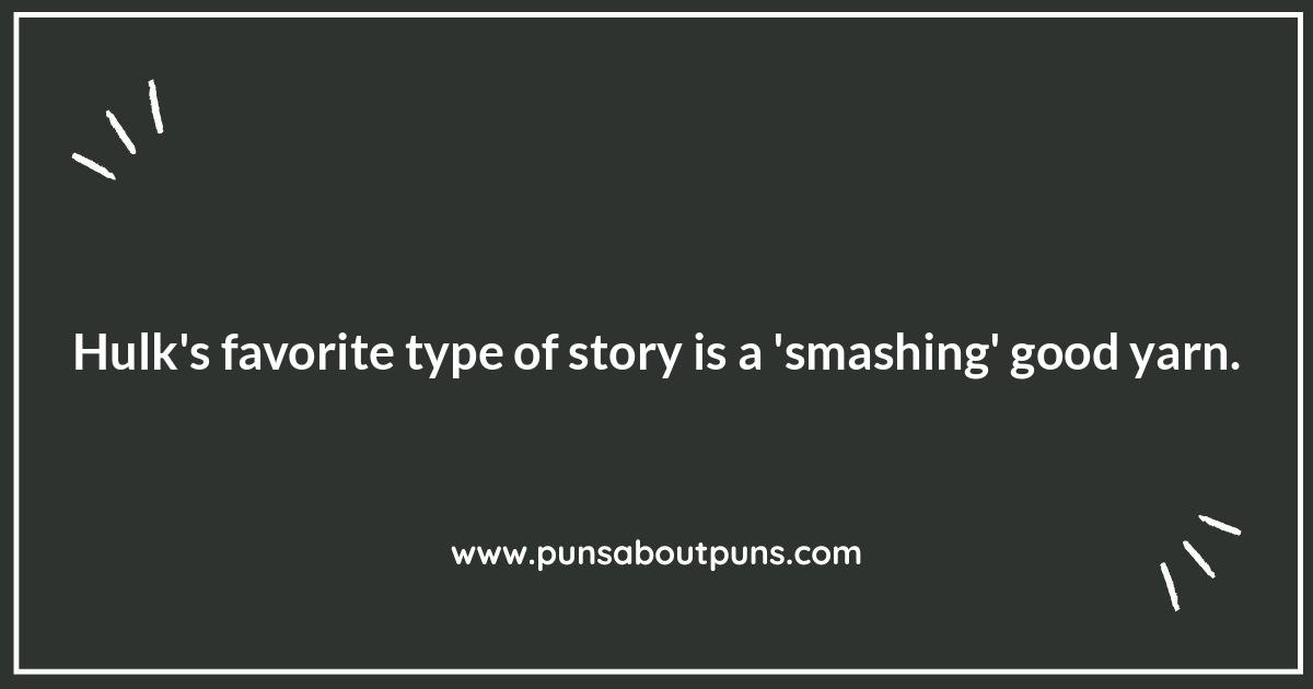 Green With Laughter: Hulk-Themed Jokes for All Ages