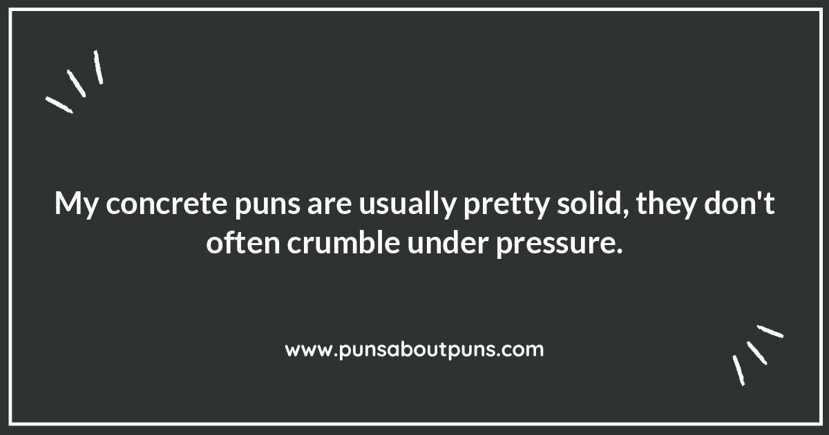 Hard as Concrete: Jokes That Really Set