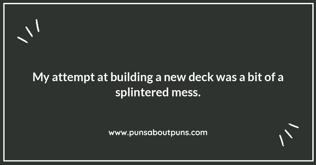 Home Improvement Puns for Every Room: A Humorous Tour