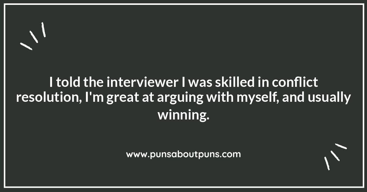 Job Interview Puns: A Hilarious Approach to Nerves