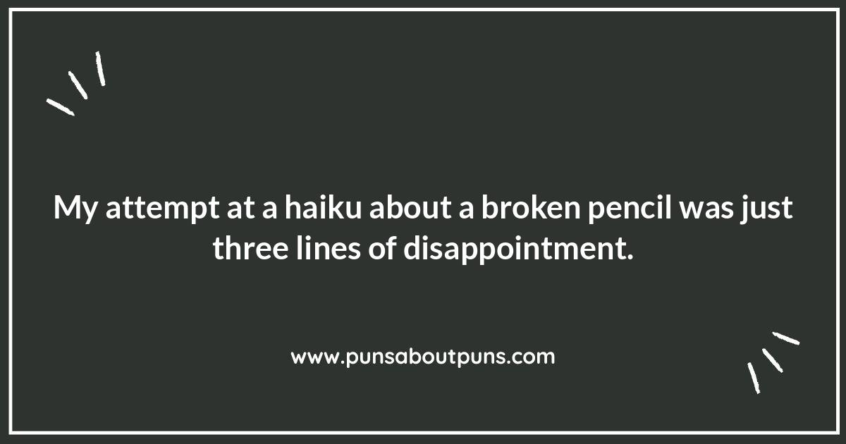 Meter makes it better: Puns using poetic forms