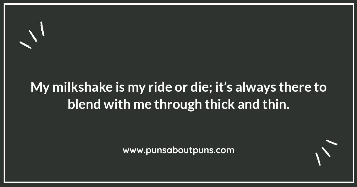 Milkshake Puns for Every Flavor: From Vanilla to Chocolate