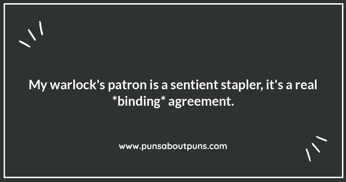Patronizing Humor: DnD Warlock Patron Puns