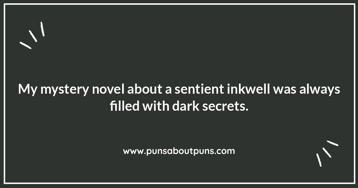 Plot Twists and Giggles: Mystery Book Puns That Surprise