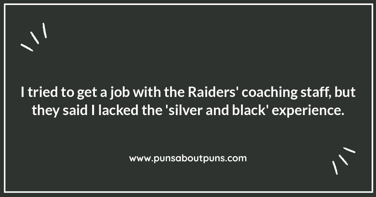 Raider-ific Wordplay: Hilarious NFL Team Jokes