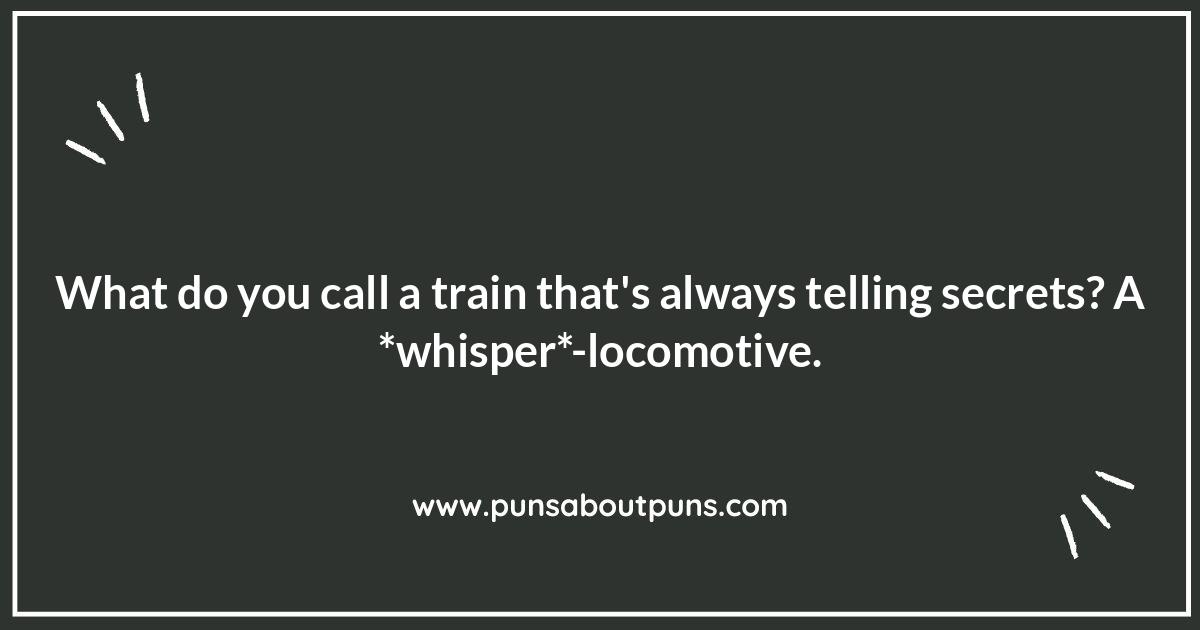 Railly Good Giggles: Train Puns That Are On The Right Track