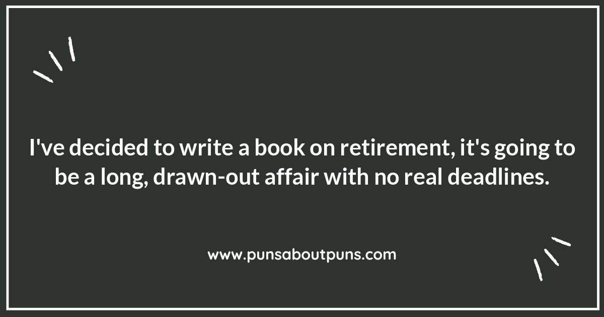 Retirement Jokes and One-Liners: Quick Wit for the Newly Retired
