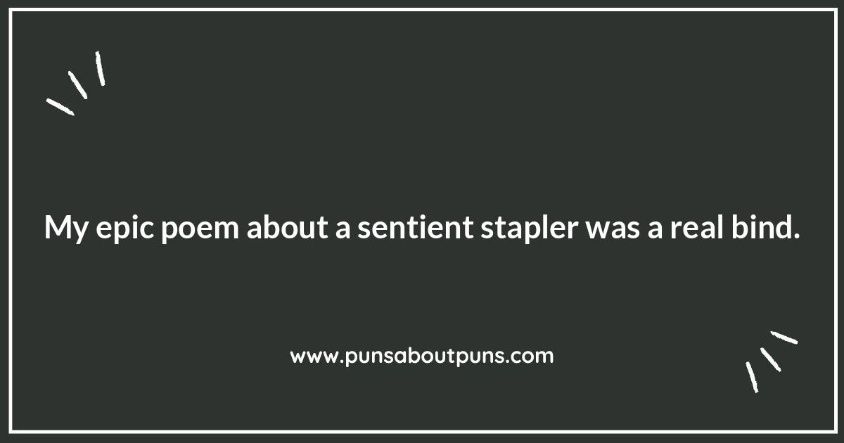 Rhyme and reason: Poetry joke structures