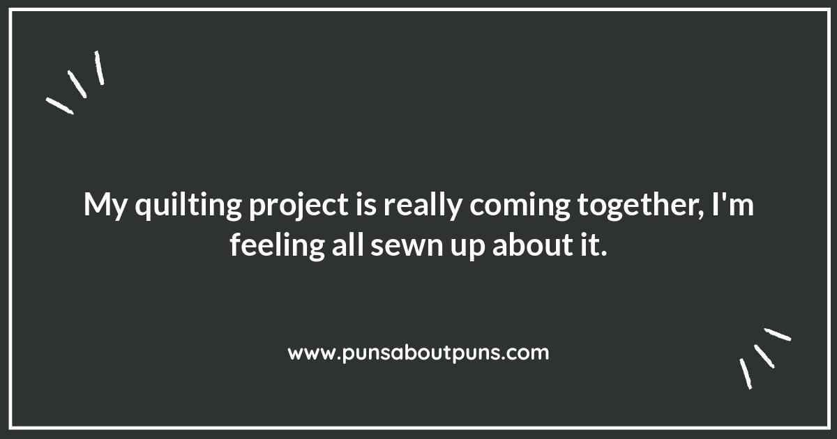 Sew Funny: Crafting Puns with Fabric and Thread