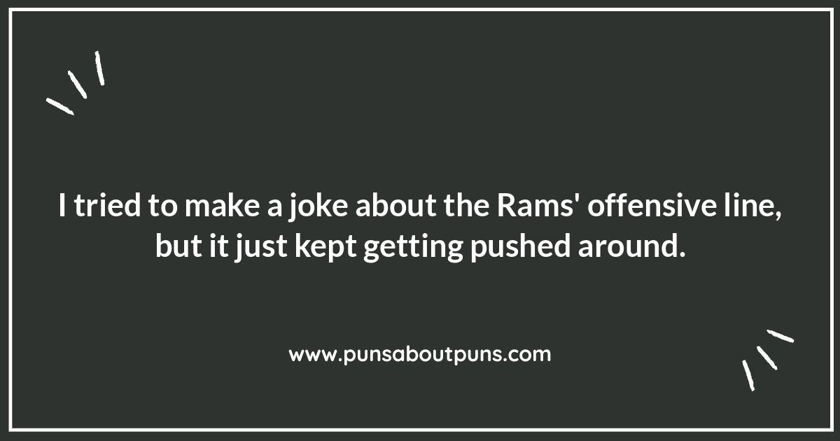 Tackling the Humor: Funny Rams Jokes Centered on the NFL Team