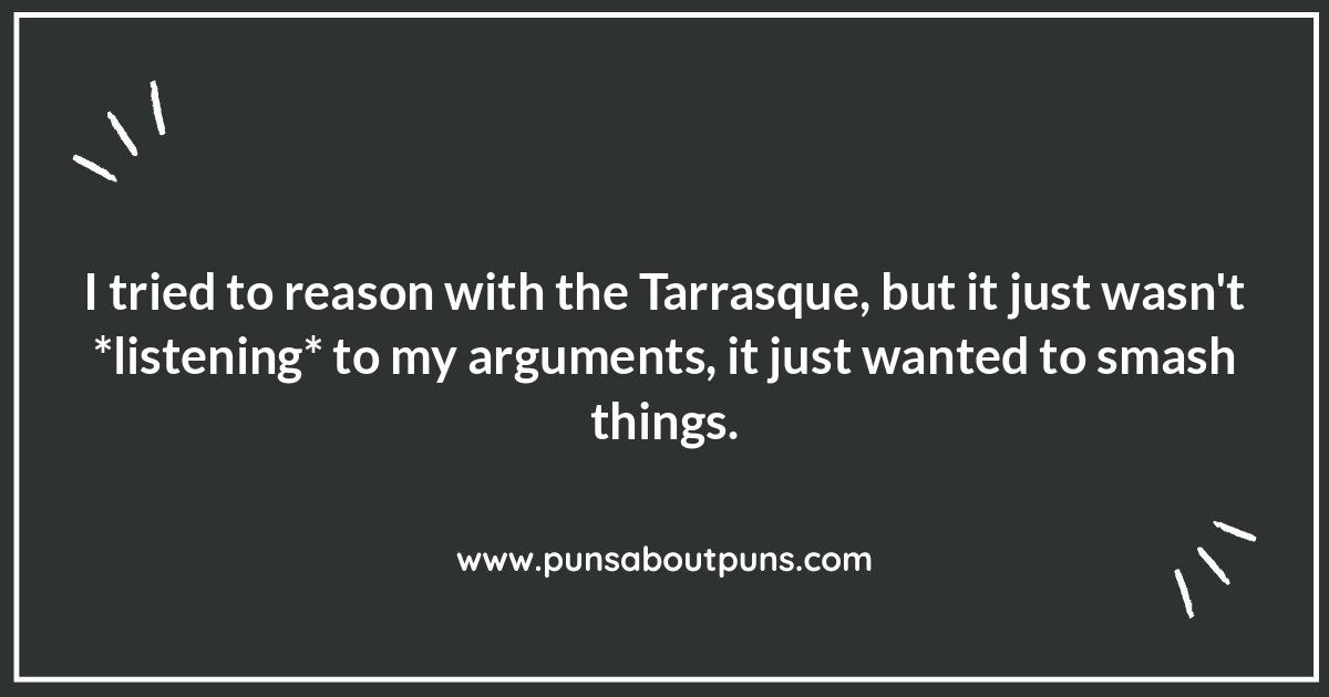 Tarrasque Tickles: When Colossal Monsters Are Comical