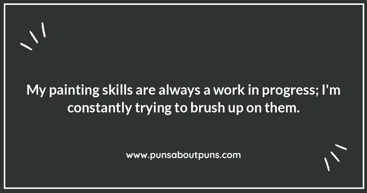 The Art of Laughing: Painting Related Puns