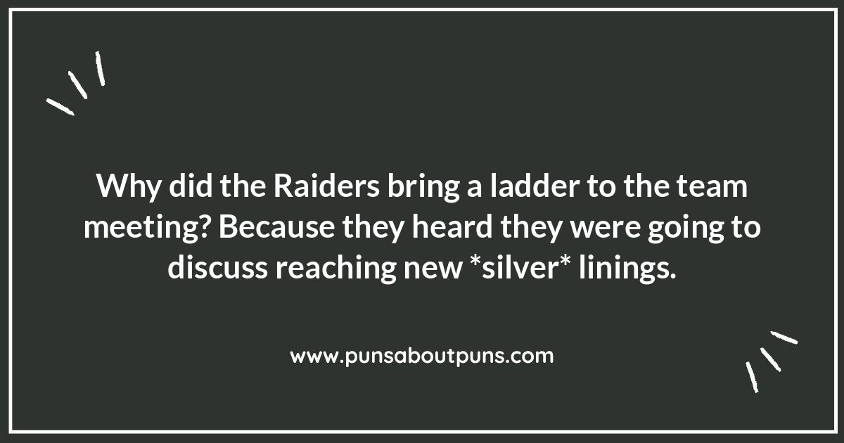 Touchdown of Laughter: Raiders-themed Puns