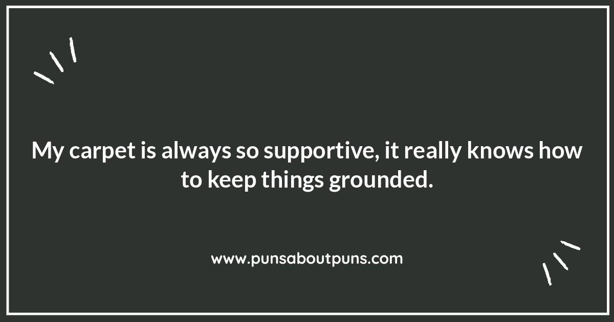 Underfoot Funnies: Carpet Puns for Every Room