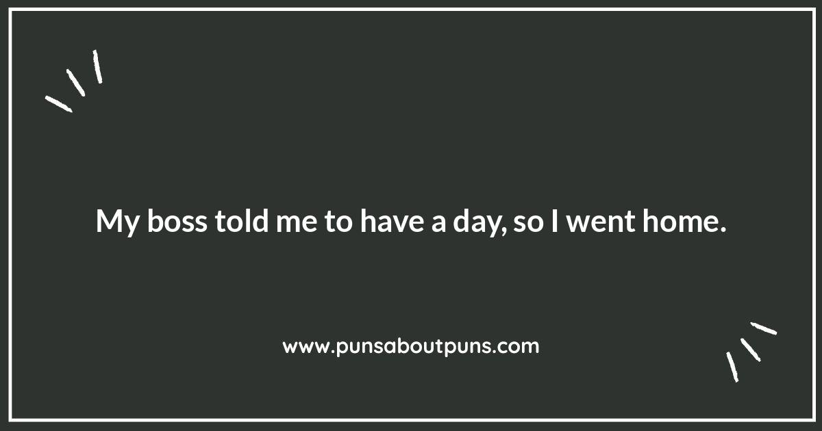 Workplace Puns: Boosting Morale One Giggle at a Time