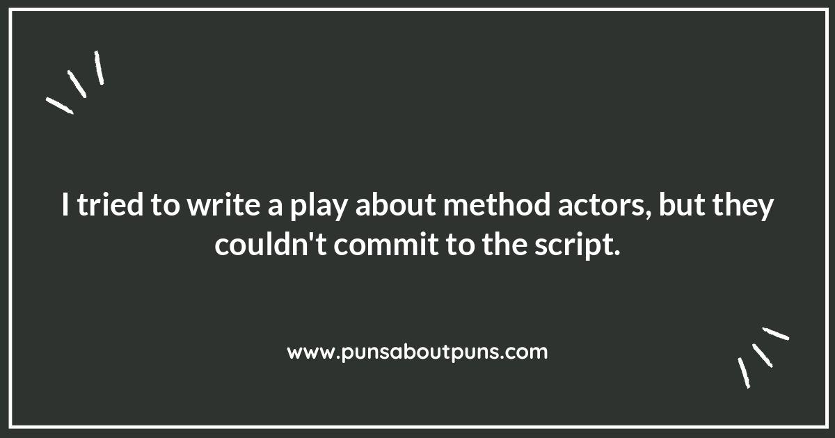 Actor Puns: A Comedy Performance