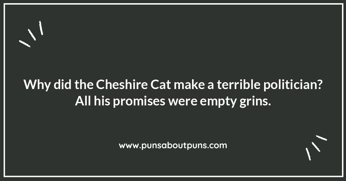 Alice in Wonderland Cheshire Puns: Down the Rabbit Hole of Humor