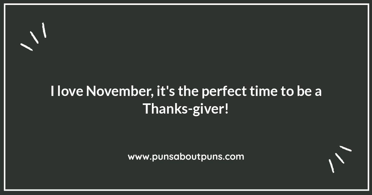 Autumnal November Puns: Spice Up Your Day