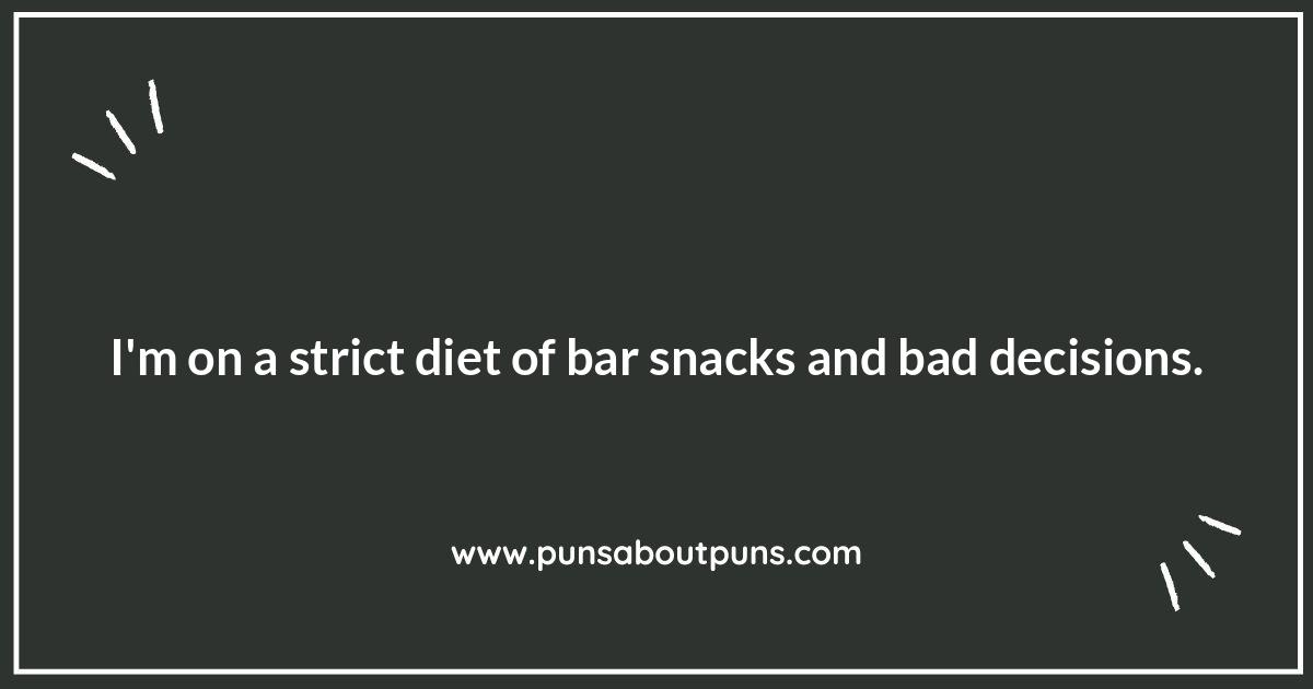 Bar Themed Puns: From Stools to Spirits