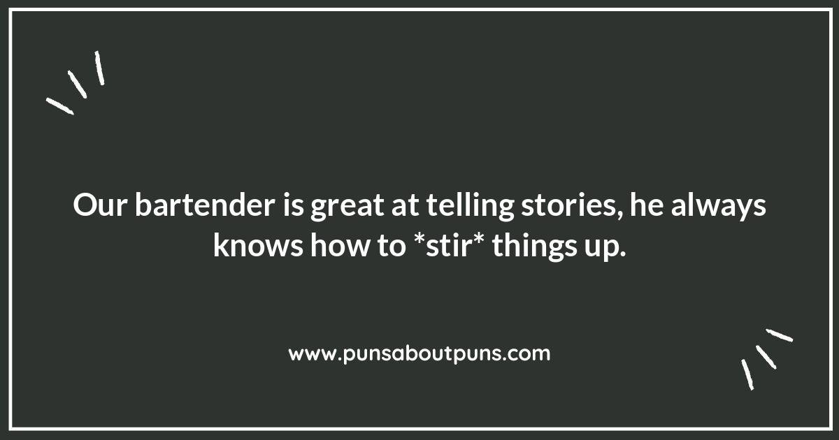 Bartender Jokes: A Round of Hilarious Humor