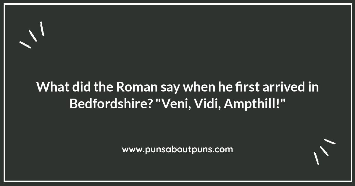 Bedfordshire History Puns: A Blast From the Past... of Laughter