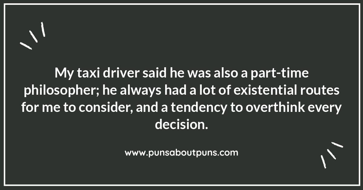 Behind the Wheel: The Best Taxi Driver Puns