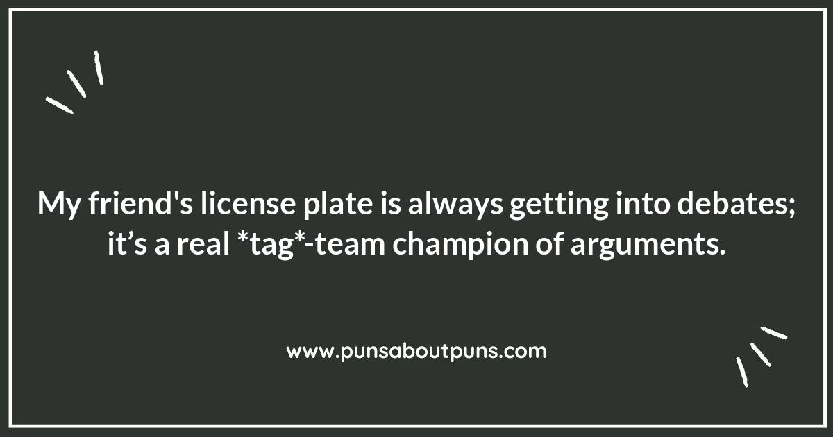 Beyond the Car: License Plate Puns in Everyday Life