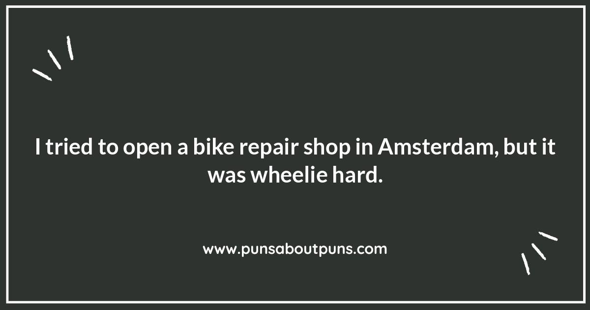 Bicycle Built for Puns: Amsterdam Cycling Humor