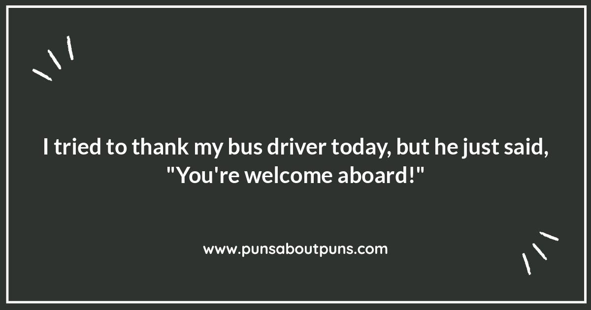 Bus Driver Puns: Fueling Your Funny Bone