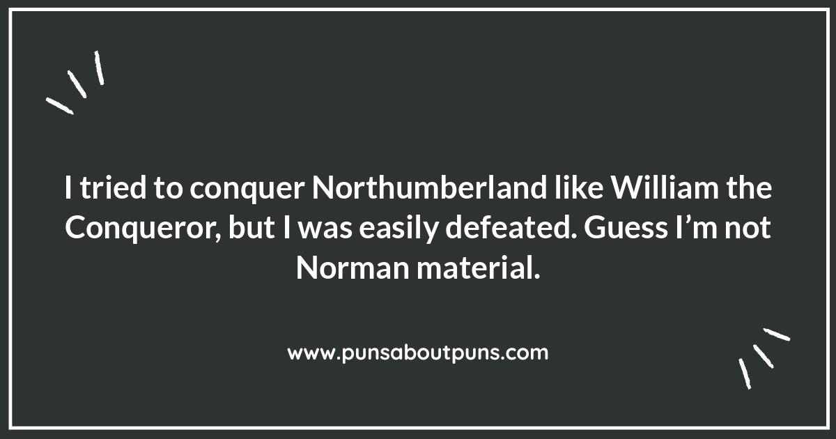Castle Comedy: Best Northumberland Puns About History