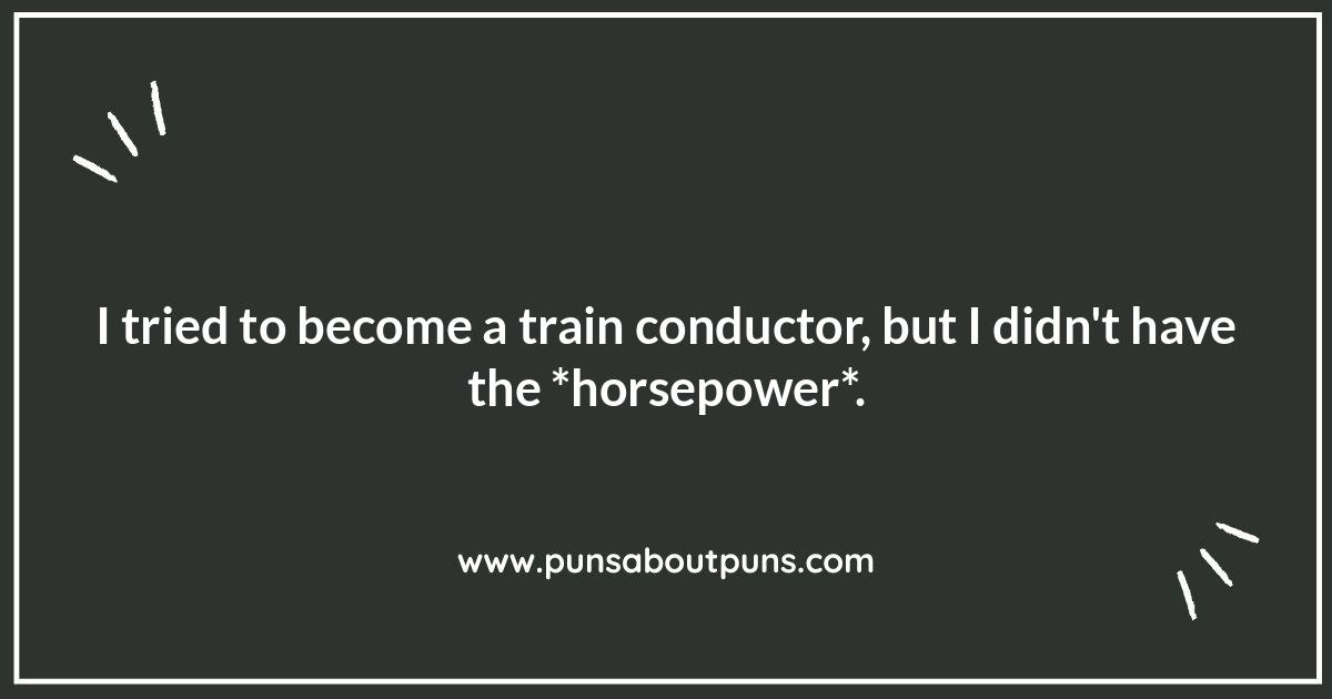 Conductor Comedy: Short Train Puns That