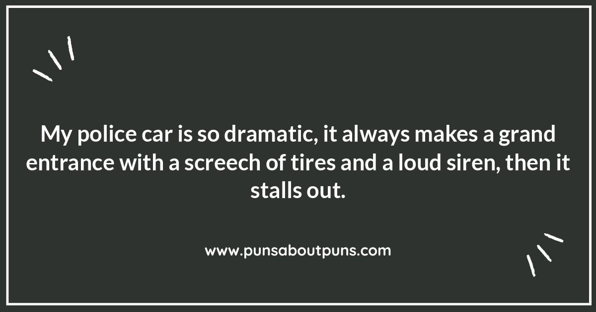 Cop Car Puns: Keeping the Humor on Patrol