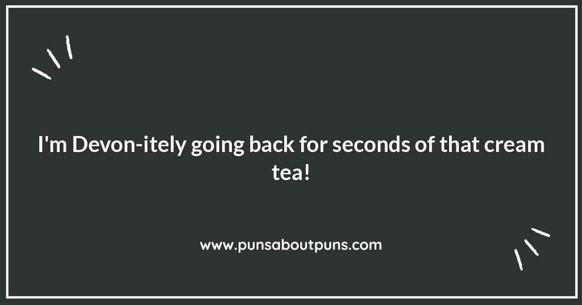 Devon Food Puns: Scone Be Good, They