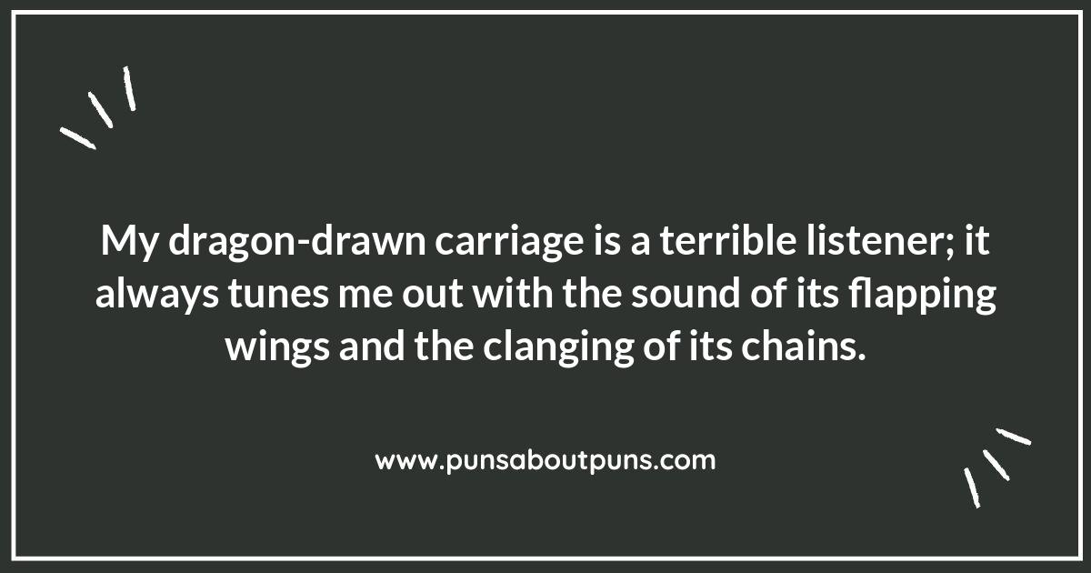 Dragon-Powered Delights: Funny Fantasy Vehicle Puns