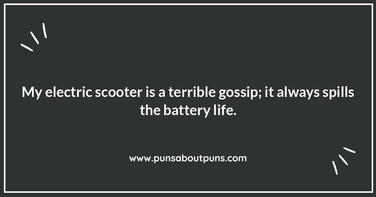 Electric Scooter Puns: Amping Up the Humor