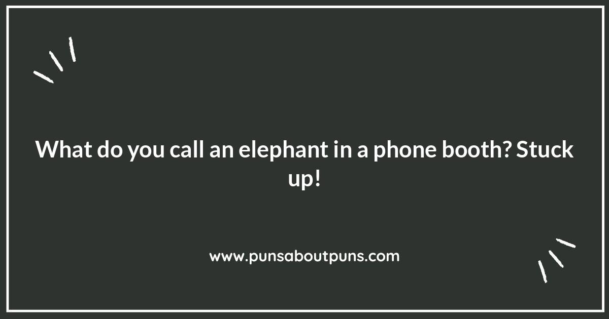 Elephant Puns and One-Liners: Short, Sweet, and Hilarious