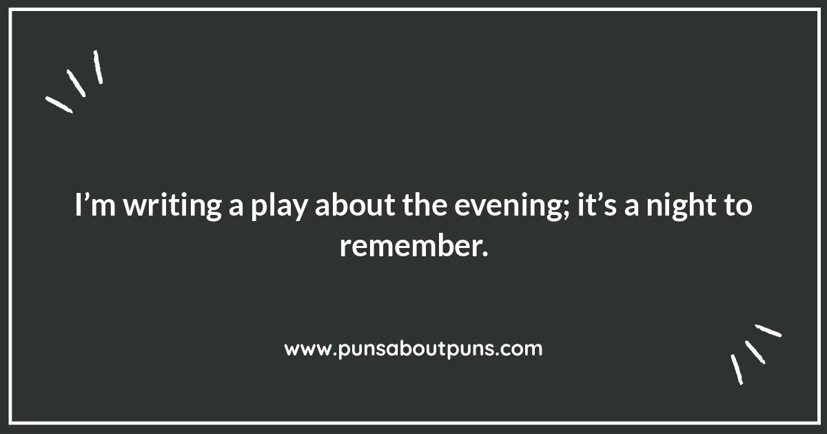 Evening Puns for Every Occasion: From Dinner to Bedtime