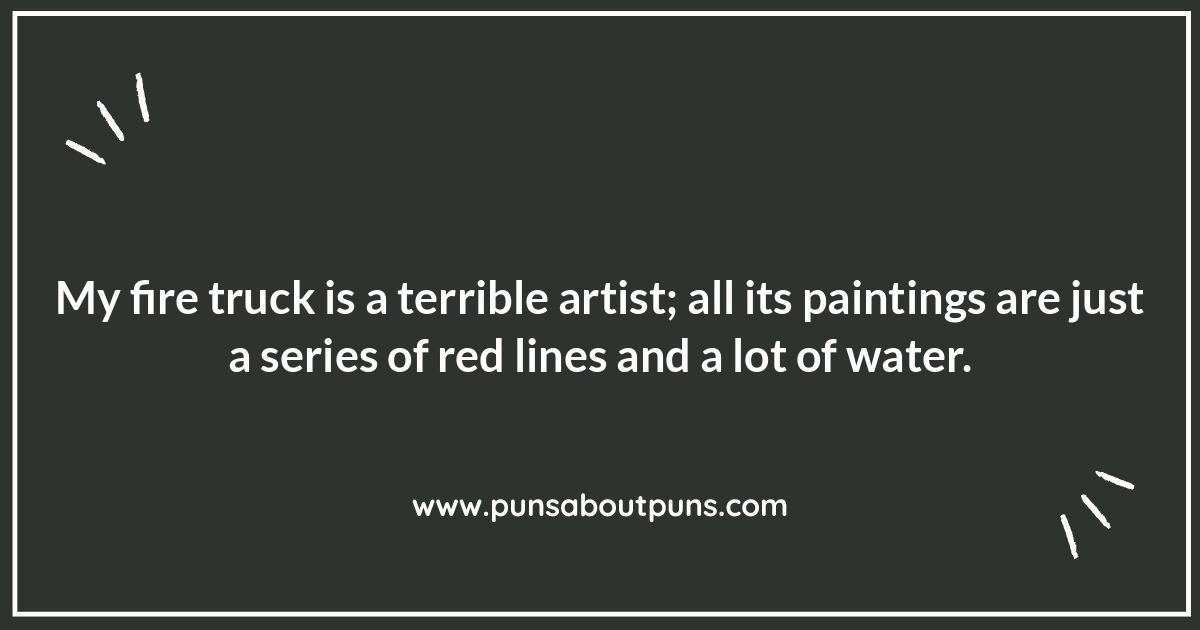 Firetruck Puns: Igniting Laughter with Wordplay