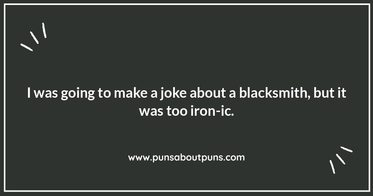 Forging Laughter: The Hottest Blacksmith Puns Around