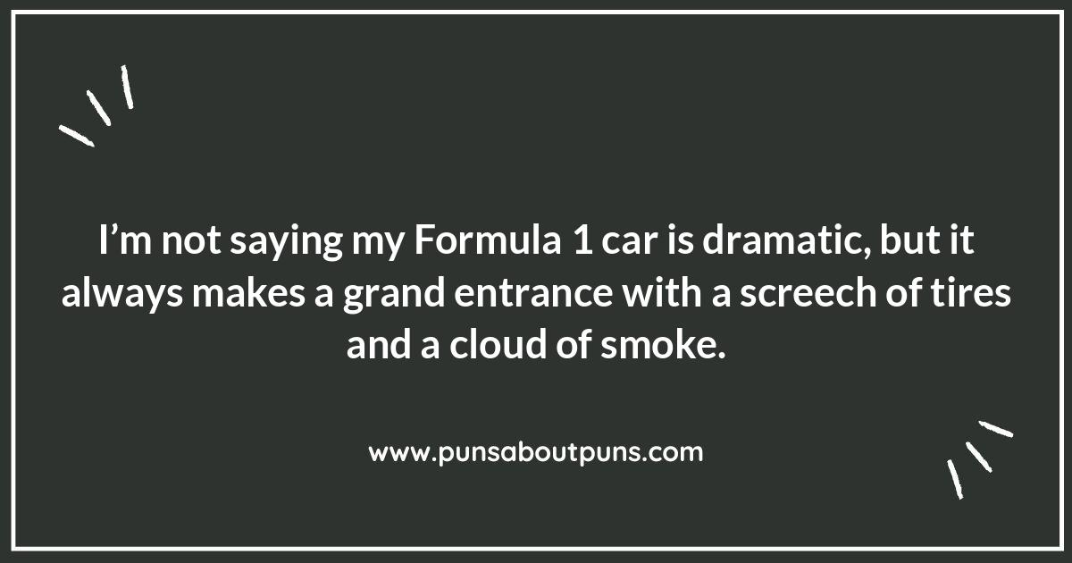 Formula 1 Puns: A Lap Around the Laugh Track