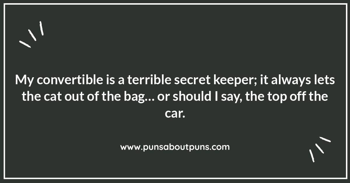 Funny Convertible Lines: The Best One-Liners on Four Wheels