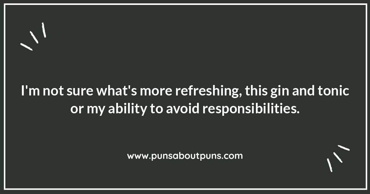 Gin-uine Comedy: Jokes That Are Distilled to Perfection