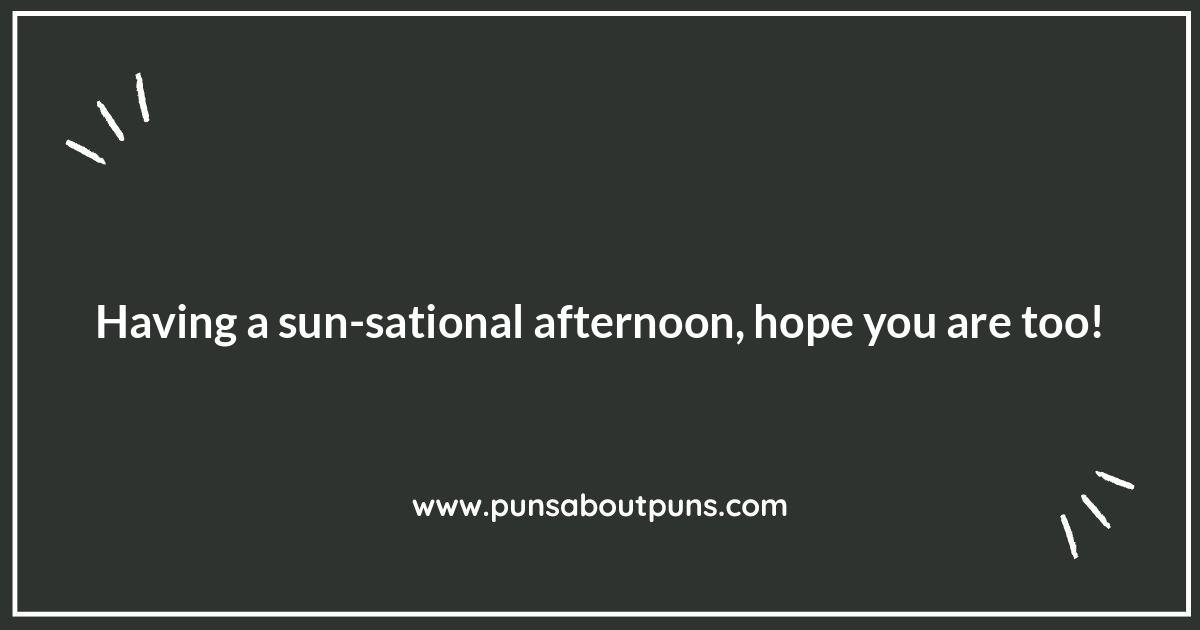 Good Afternoon Puns: Elevate Your Greetings