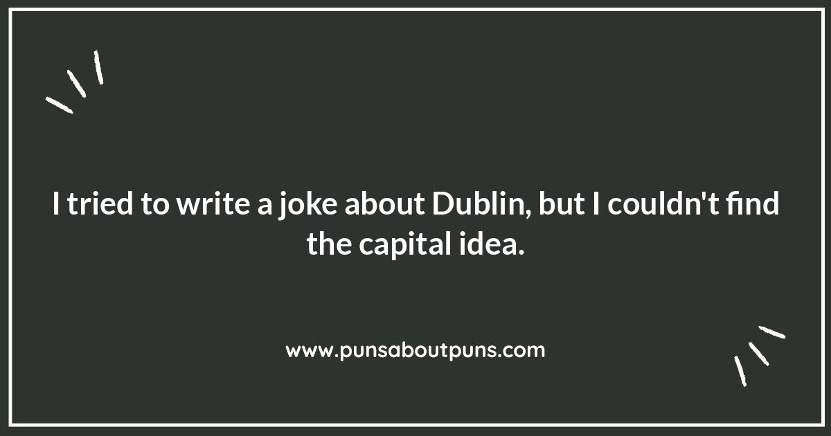 Irish Pub Puns: Raising a Glass to Giggles
