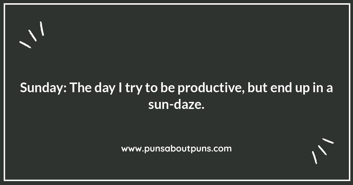 Kickstart Your Week with Hilarious Sunday Puns