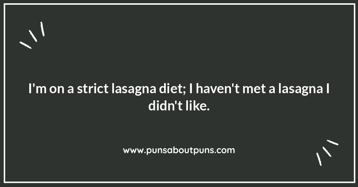 Lasagna Puns: A cheesy delight!