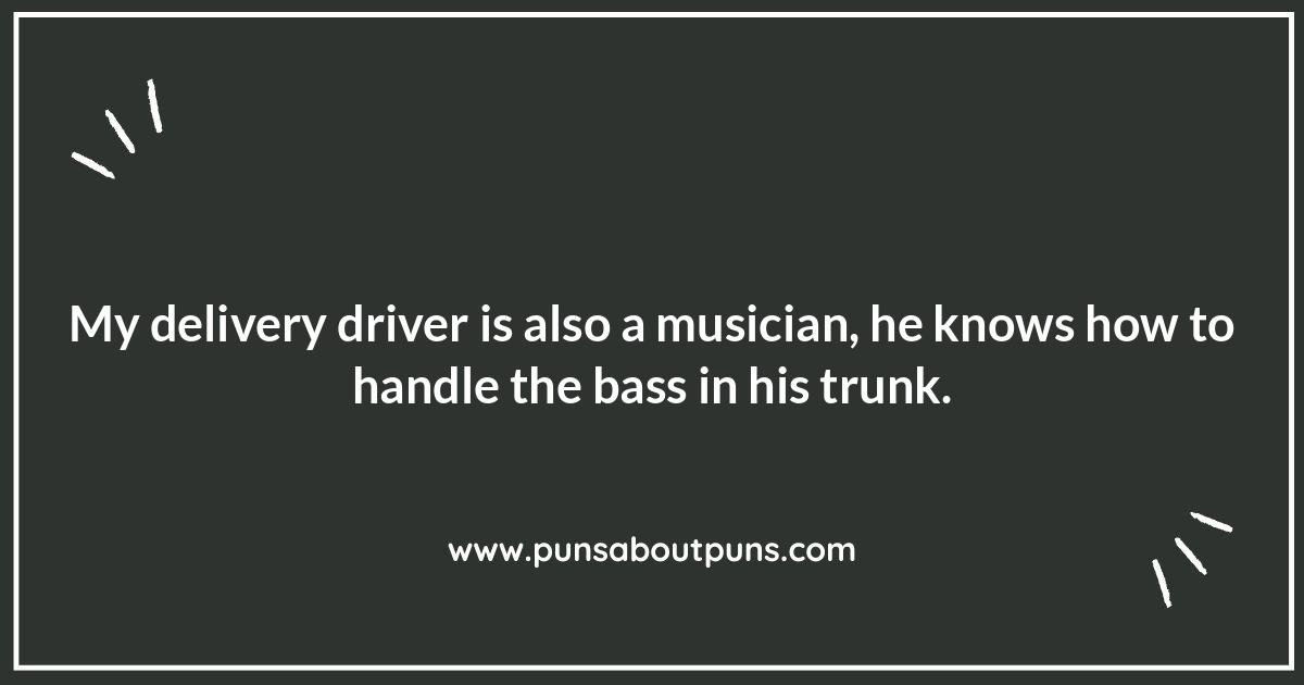 Laugh Delivery: Short and Sweet Delivery Driver Puns