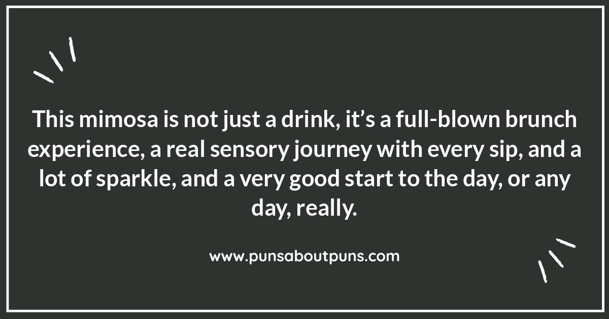 Mimosa-Inspired One-Liners: Short, Sweet, and Sparkling
