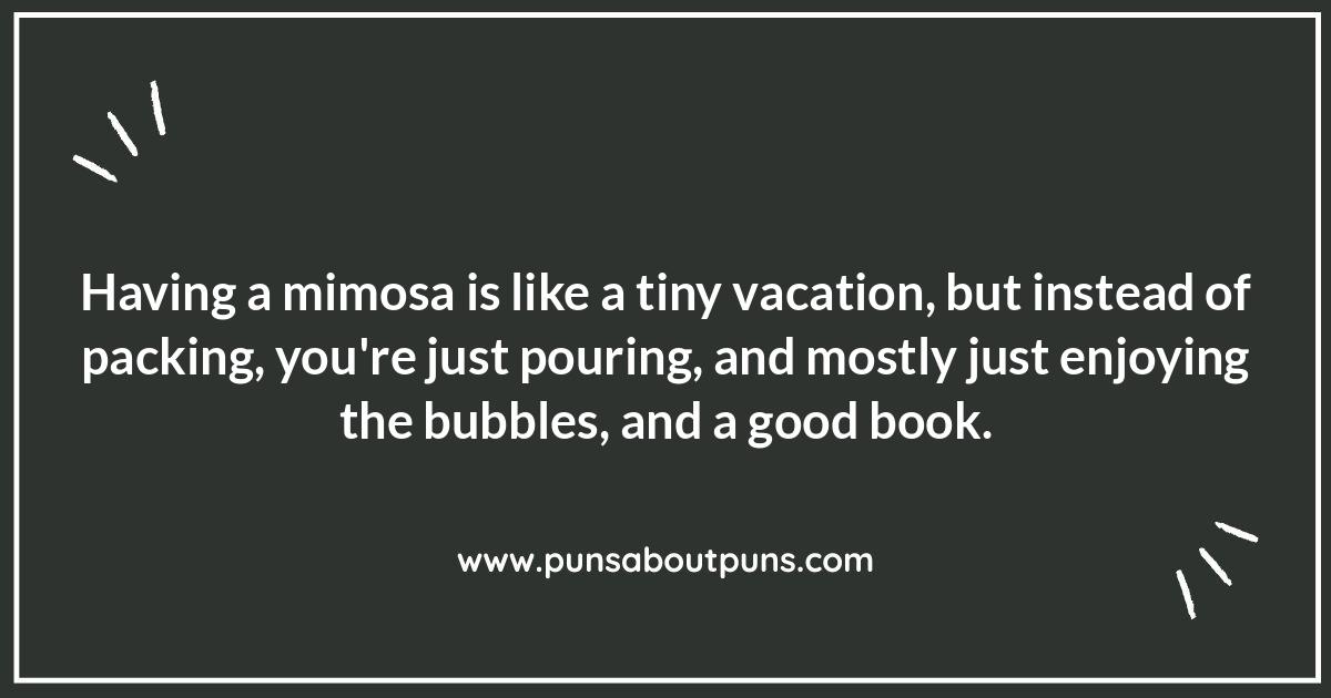 Mimosa Puns and Their Perfect Pairings: Food & Laughter